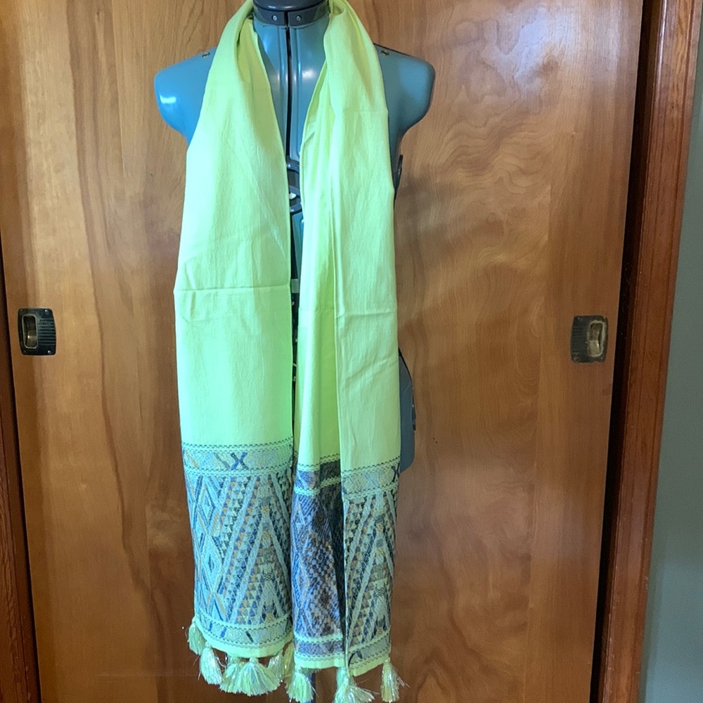 J. Crew green scarf